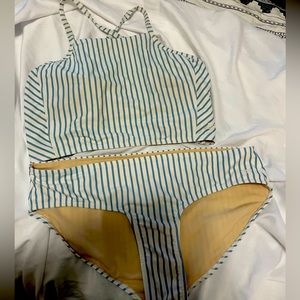 Albion swimsuit blue and white